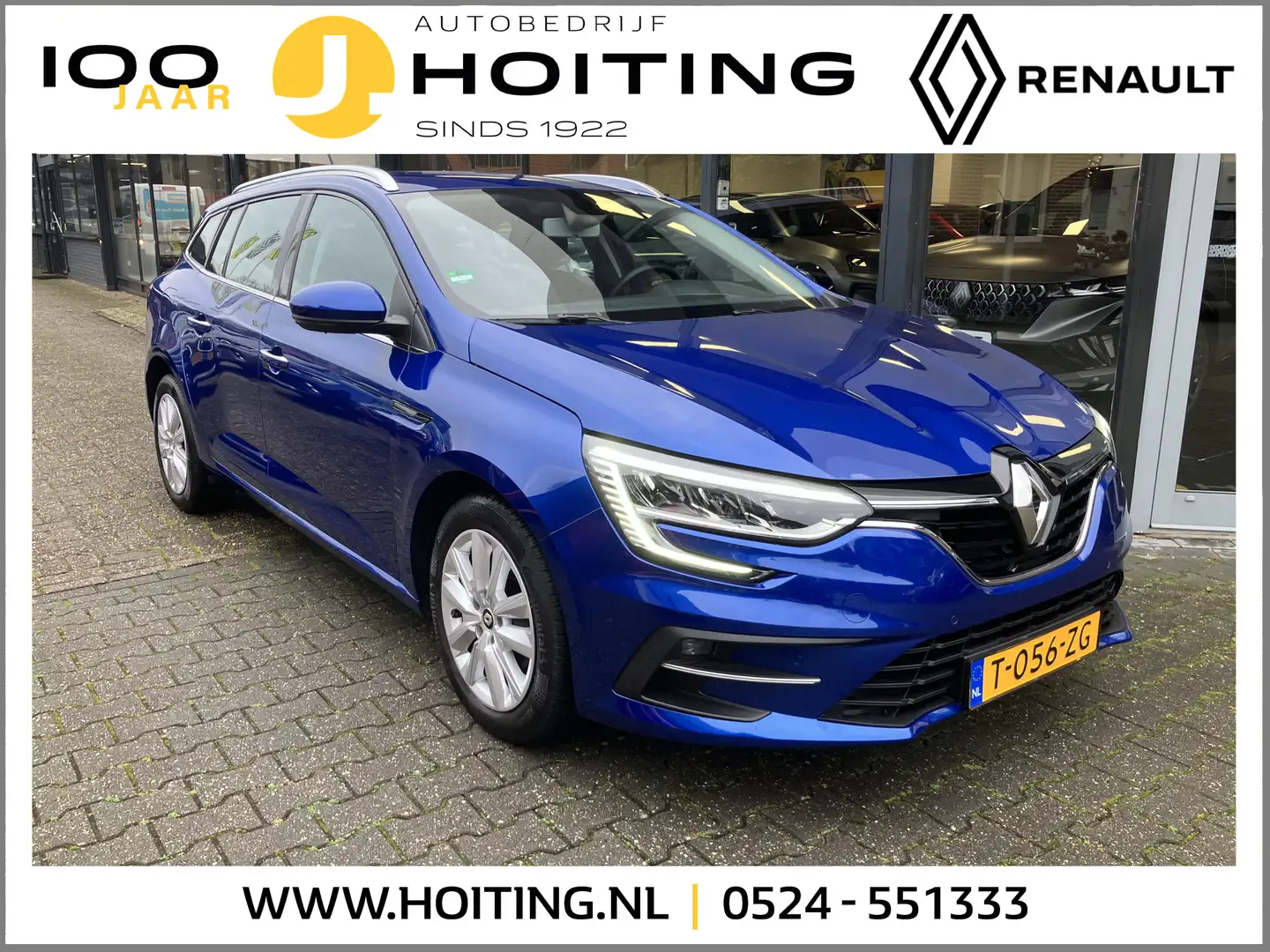 Renault Megane Estate 1.3 TCe 140 Equilibre * TREKHAAK * Blauw - 1