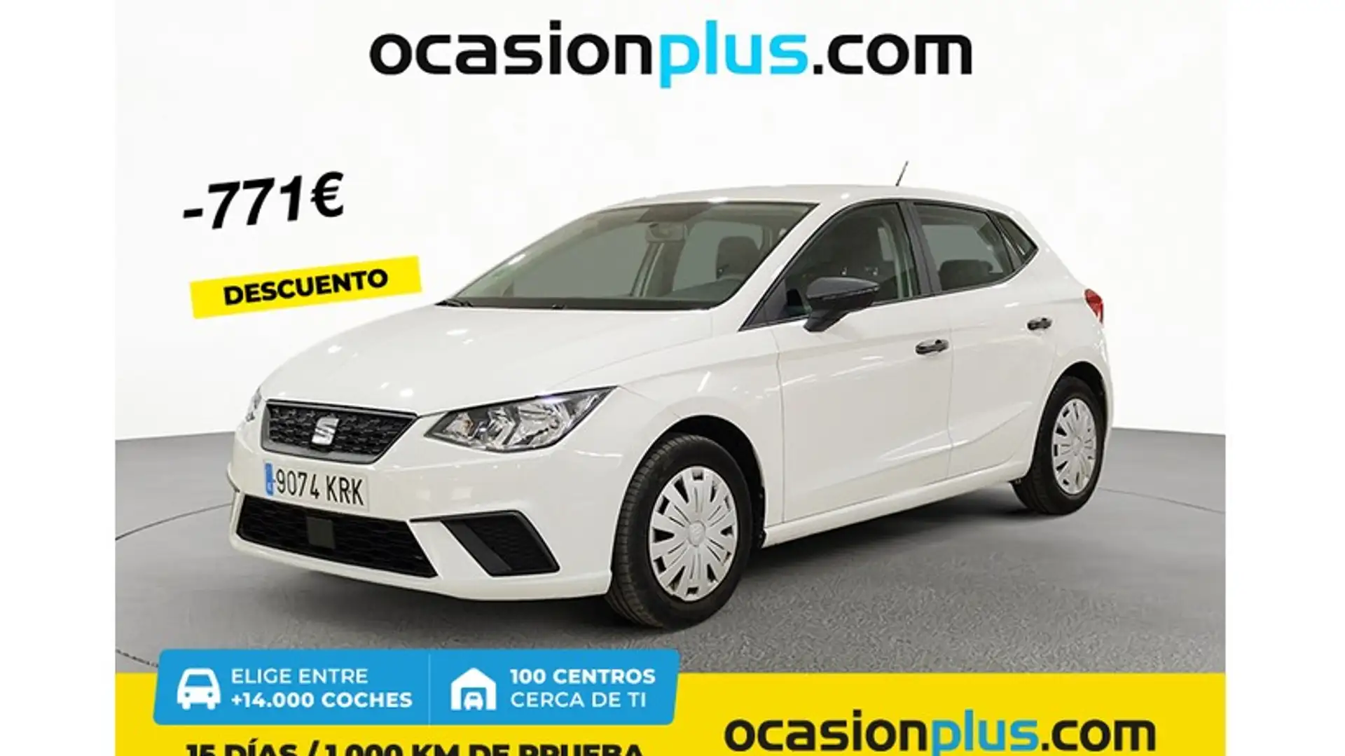 SEAT Ibiza 1.0 S&S Reference Plus 75 Blanc - 1
