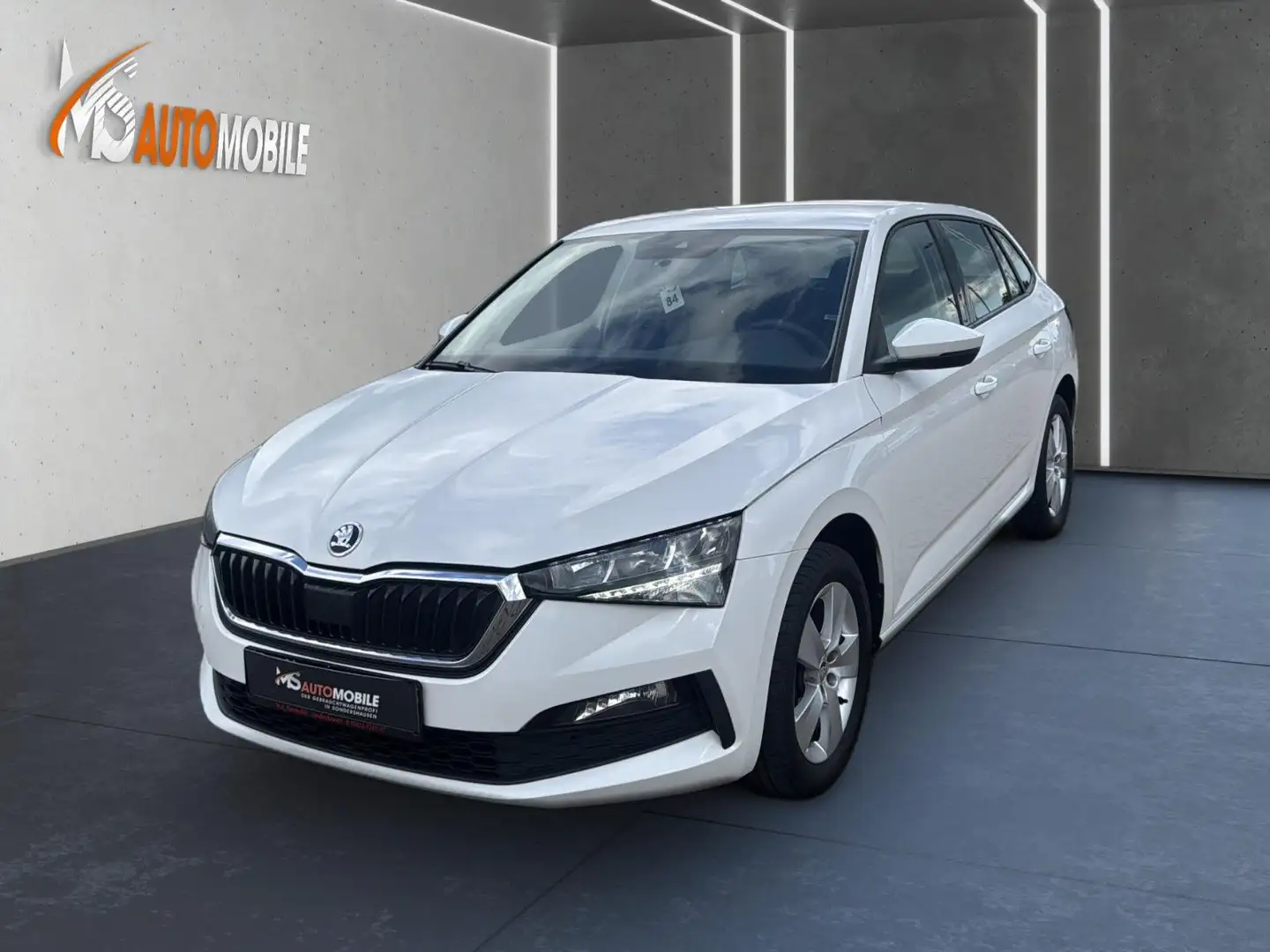 Skoda Scala Cool Plus+LED+PDC+DAB+SHZG+II.HAND+KLIMA Blanc - 1