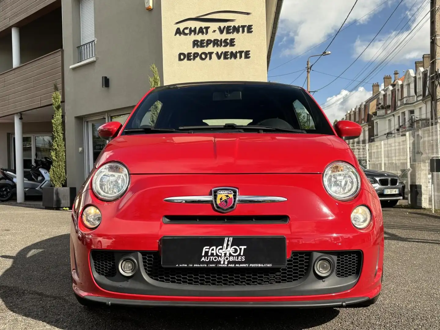 Fiat 500 Fiat 500 Cabriolet 1.4i 16V - 140 C CABRIOLET Abarth 595C PHASE 1 Rot - 2