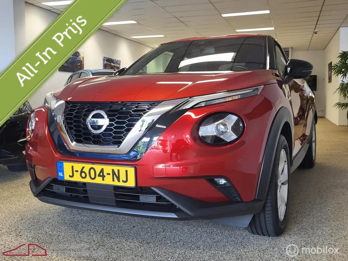 Nissan Juke 1.0 DIG-T N-Connecta Tech-Pack *NAVI, 360, TRKHK, Rood - 1