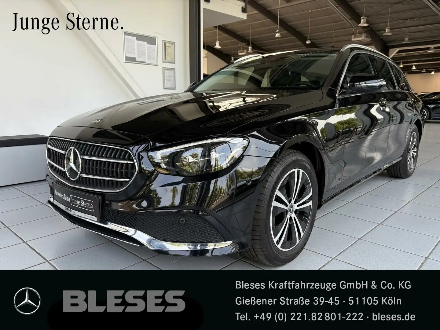 Mercedes-Benz E 220 E 220 d T AVANTGARDE+MBUX Prem+LED+Kamera+Totwinke Schwarz - 1