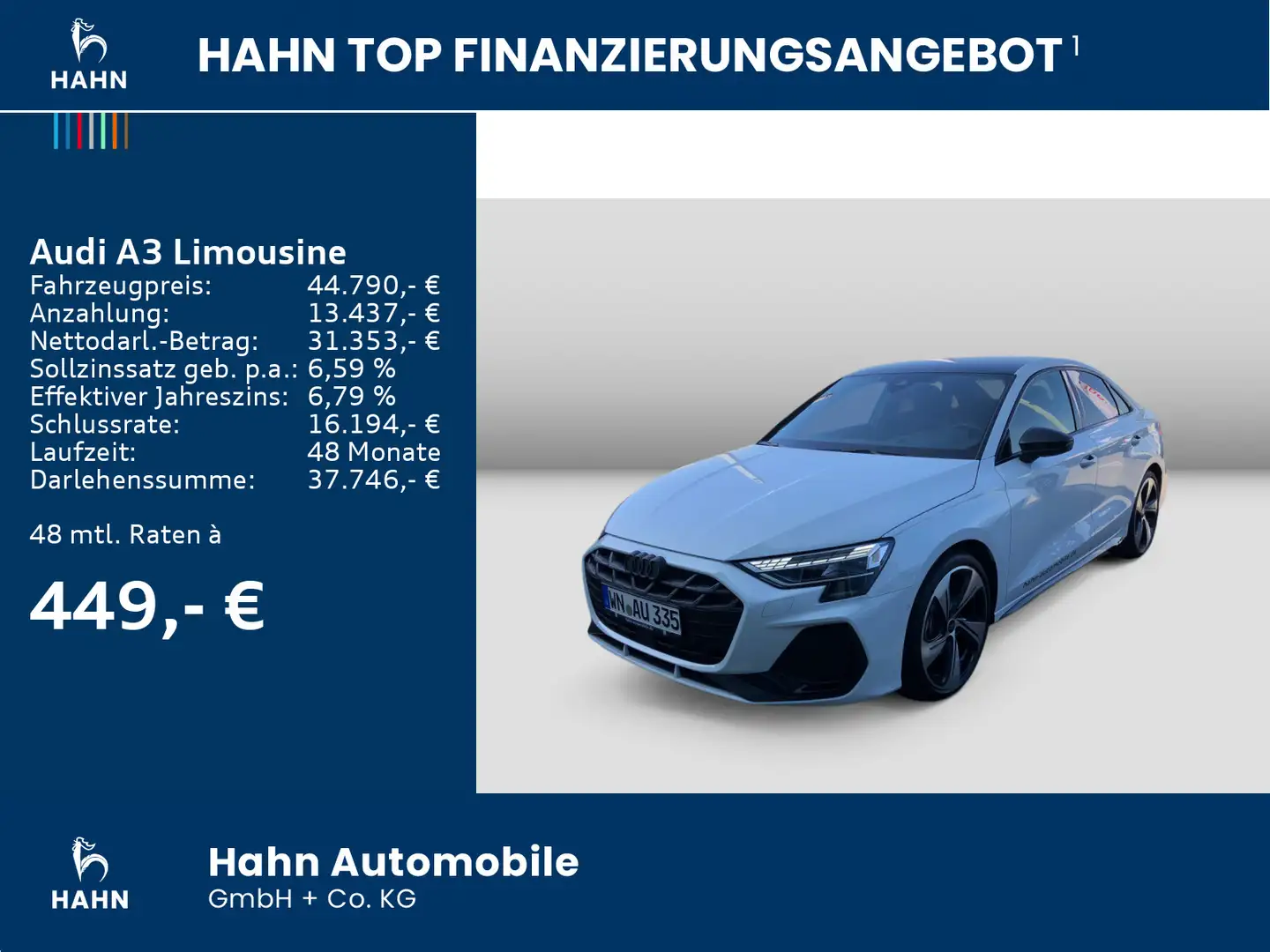Audi A3 S line 35 TFSI Weiß - 2