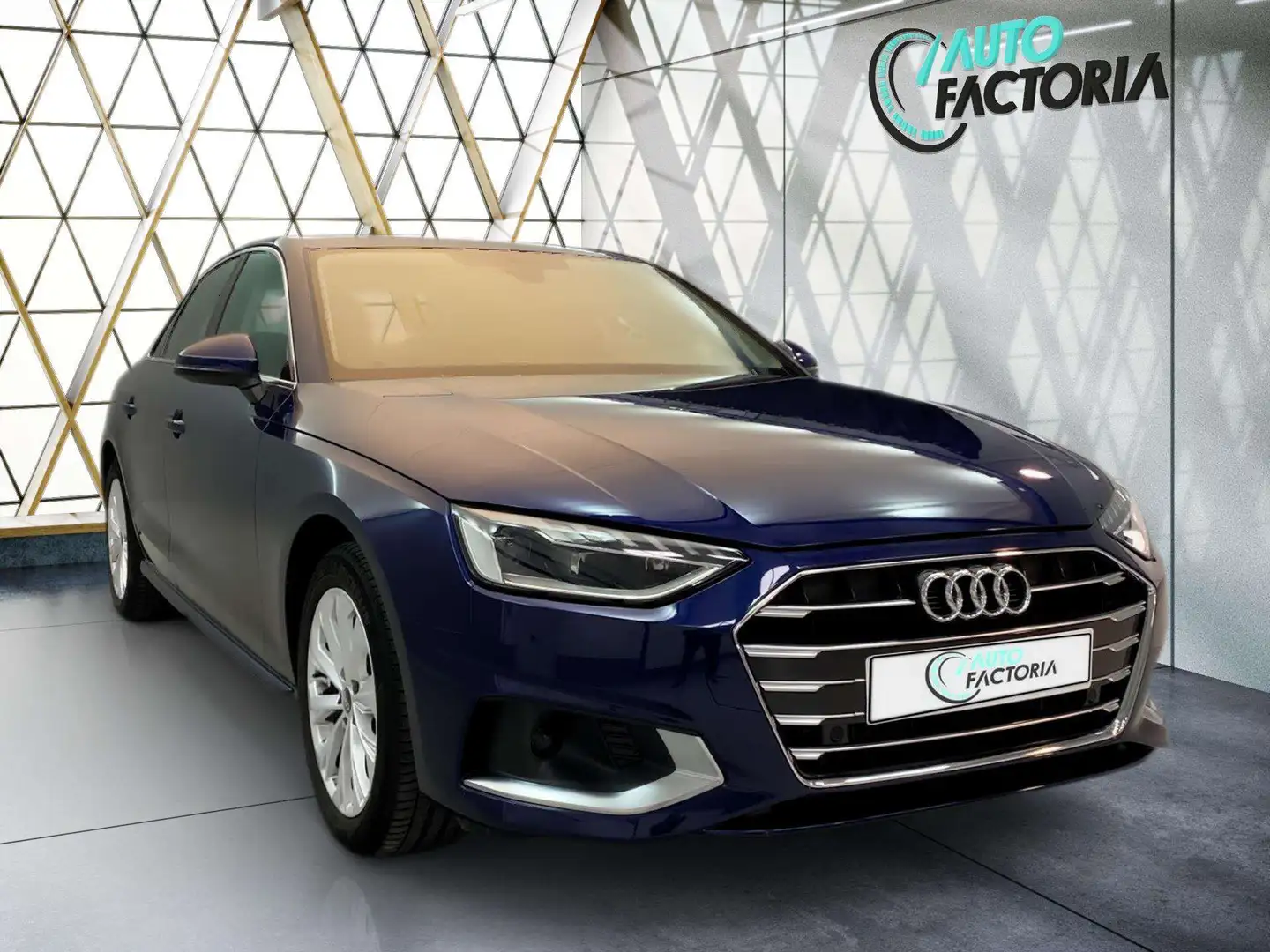 Audi A4 Berline -41% 35 TFSI 150cv BVA+GPS+CAM+LED+Options Bleu - 2