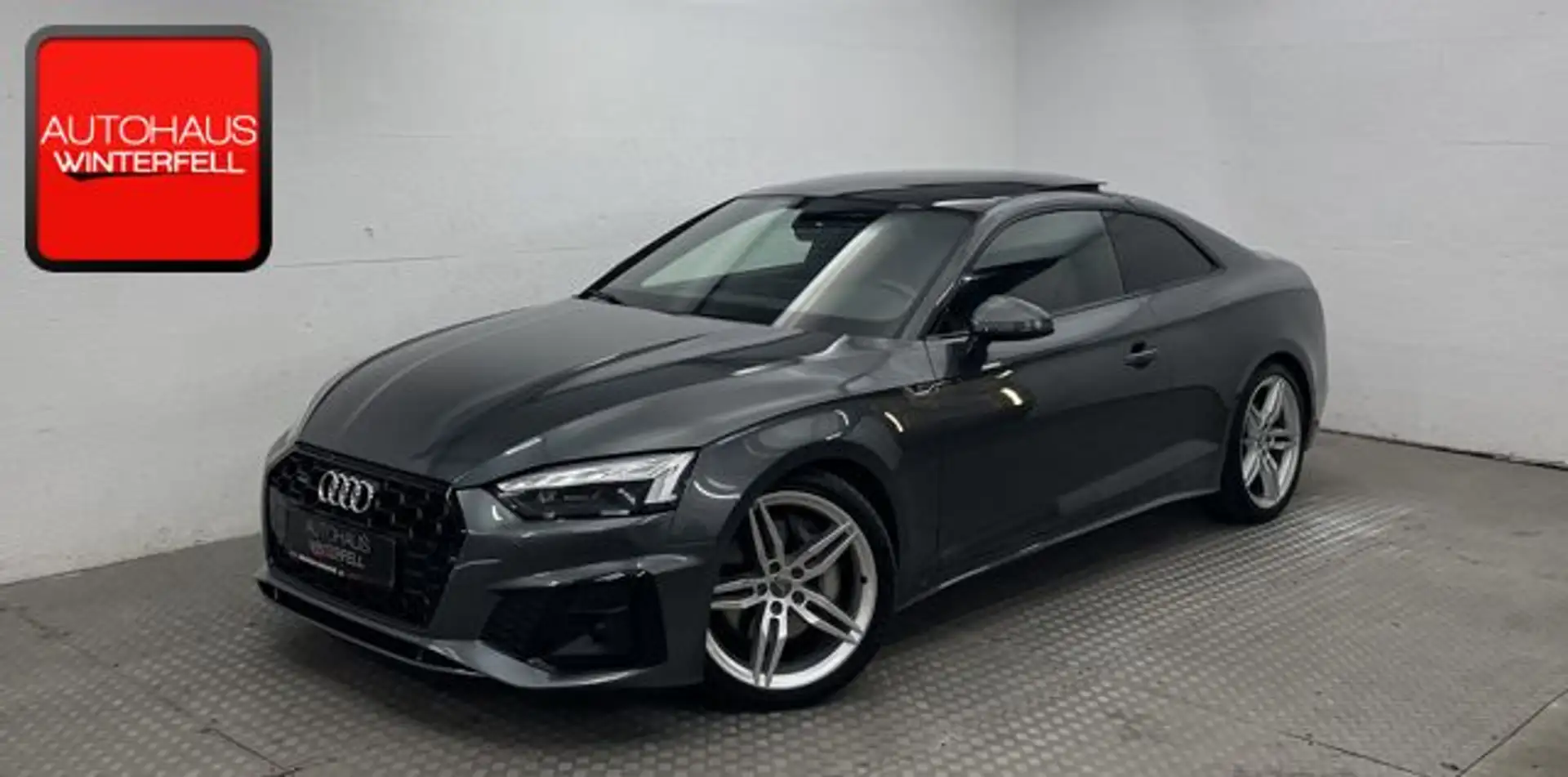 Audi A5 Coupe 50 TDI qu S line PANO+OPTIK+MEMO+ACC+ Szary - 1