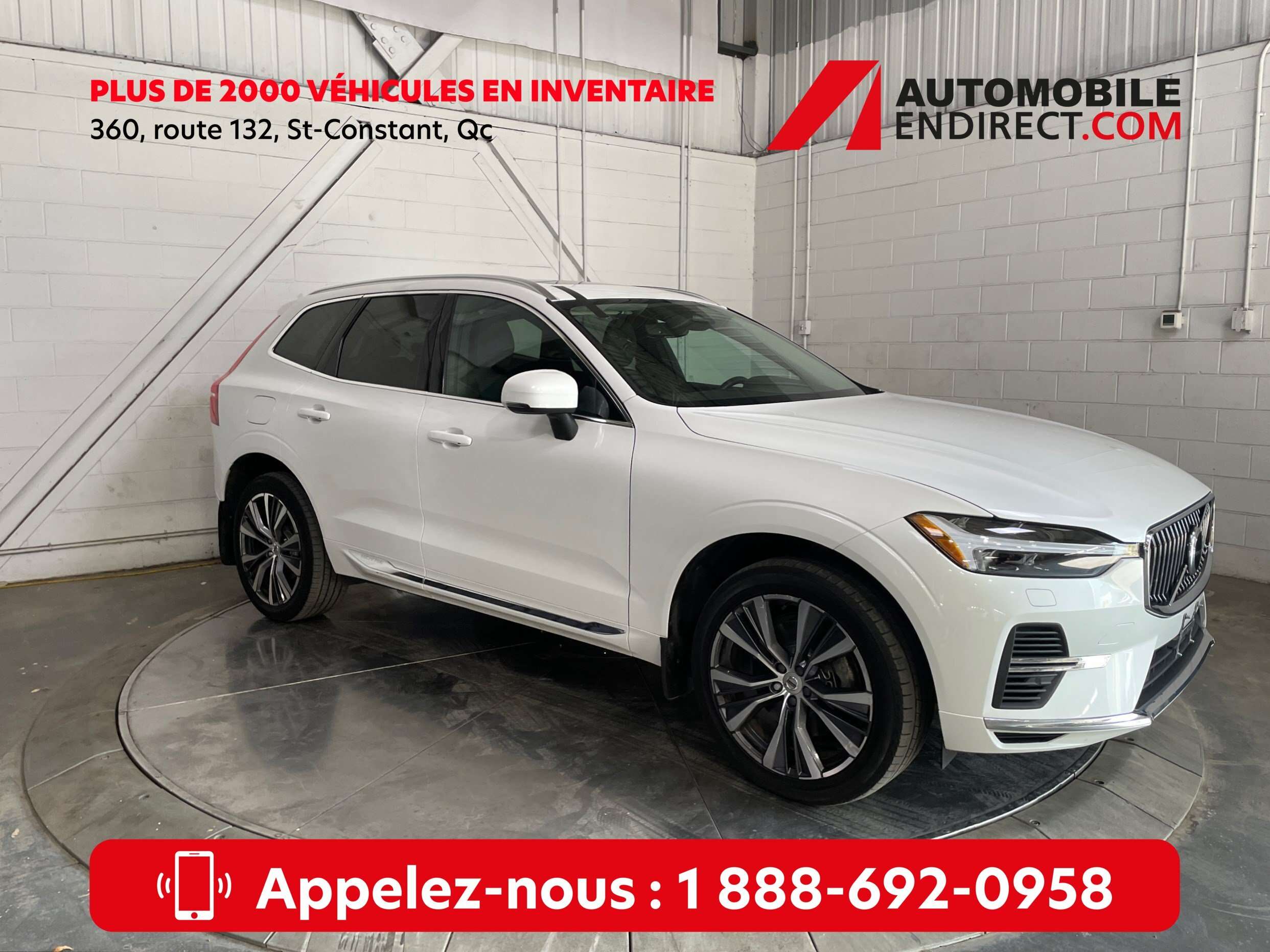 2022 Volvo XC60 AWD Cuir Toit GPS Mags Sièges chauffants Caméra de