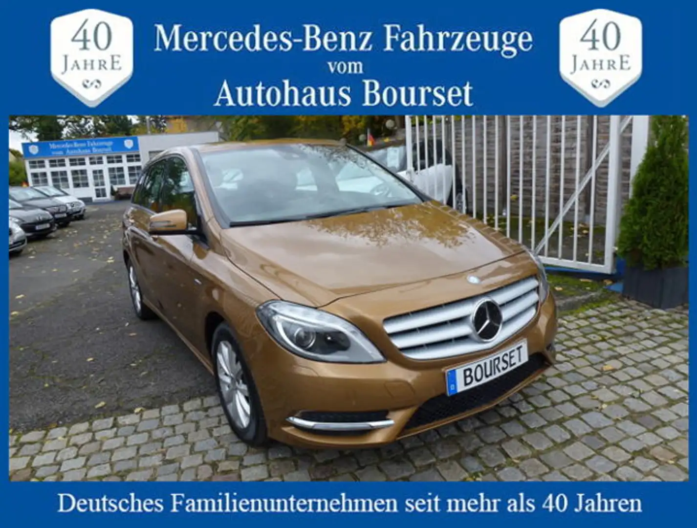 Mercedes-Benz B 200 Autom-Klimaautomatik-1.Besitz-Navi-Xenon erst 47.0 Bronze - 1
