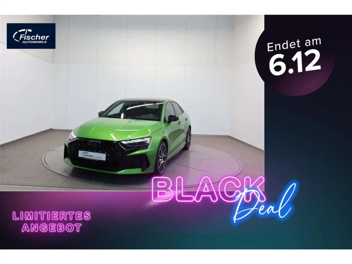 Audi RS3 Limousine TFSI quattro Grün - 1