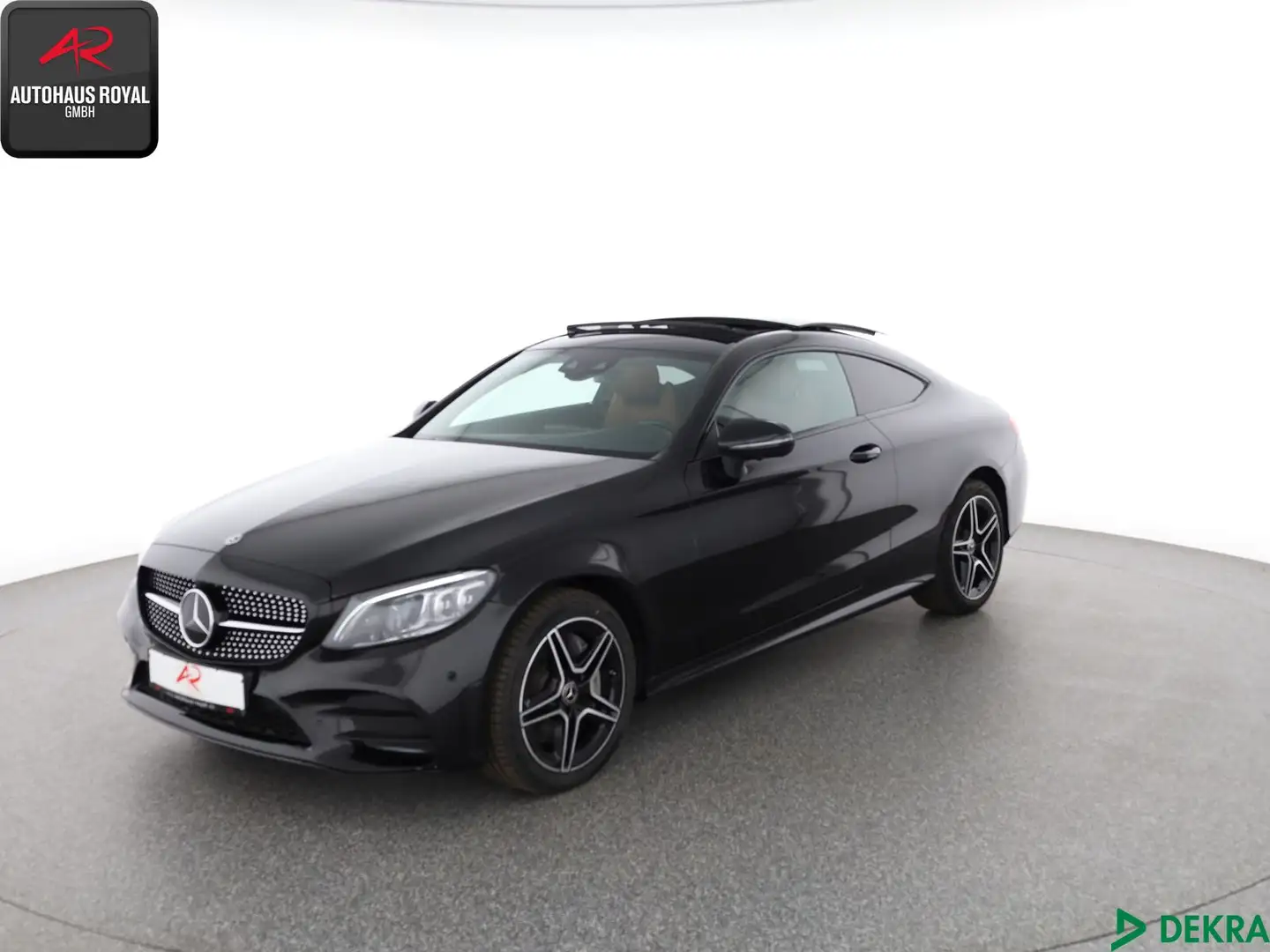 Mercedes-Benz C 400 C 400 4M Coupe AMG STANDHEIZ,BURMESTER,360GRAD Schwarz - 1