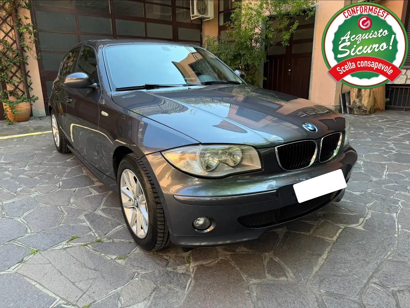 BMW 116 116i Futura 6marce TETTO APRIBILE - NAVIGATORE Grigio - 1