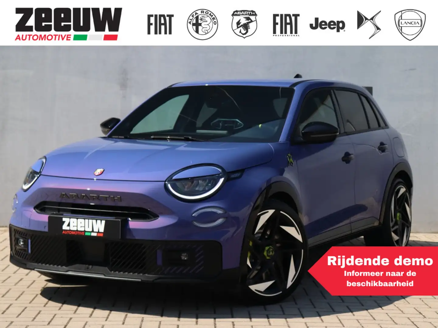 Abarth 600e Scorpionissima 54 kWh | Boek nu uw proefrit! Paars - 1