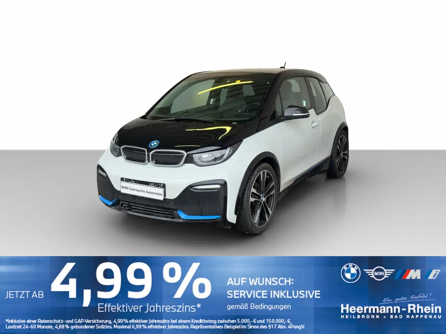 BMW i3 s 120 Ah Navi.Schnelllade.PDC.MFL.SHZ.Telefoni Weiß - 2