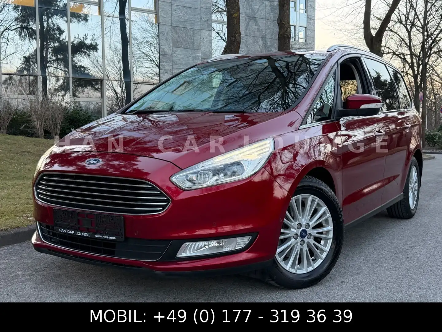 Ford Galaxy 2.0 TDCi*Titanium*PANO*XENON*LEDER*7-SITZ Rot - 2