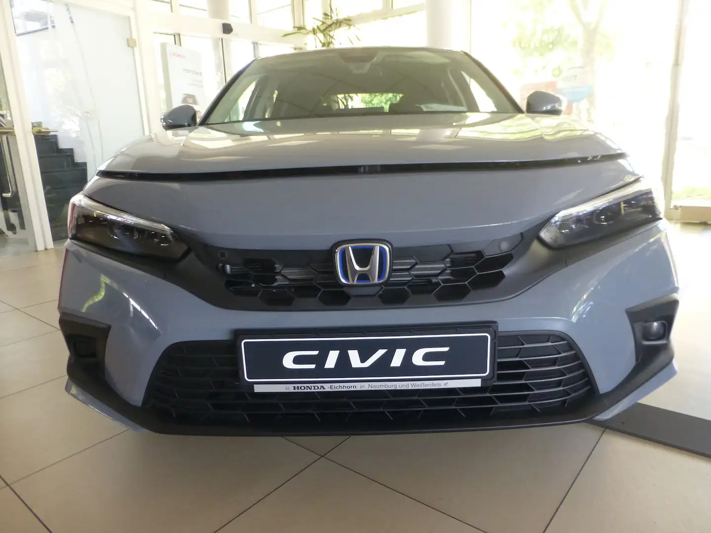 Honda Civic 2,0 i-MMD e:HEV Elegance LED | NAVI | ACC Gris - 1
