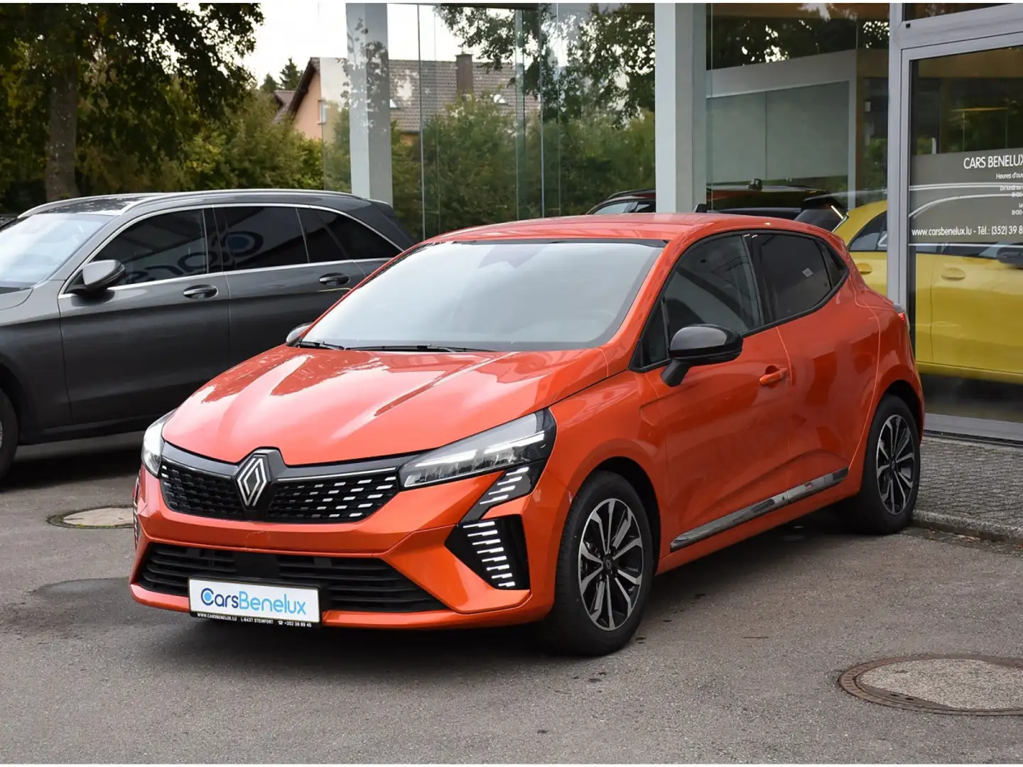 Renault Clio 1.0 TCE Techno CUIR SG CHAUFF GPS LANE CAM NEUVE Orange - 2