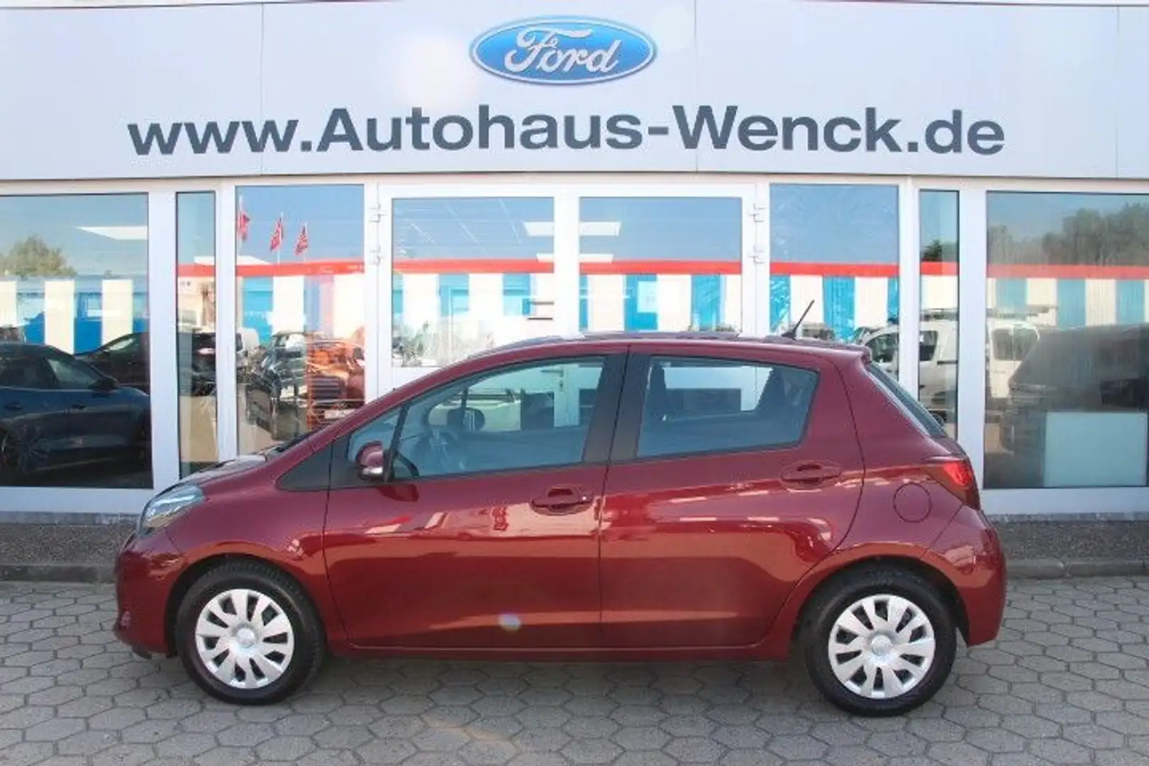Toyota Yaris 1,0l*1HAND*KLIMA*KAMERA*SITZHEIZUNG*HU NEU Rot - 1