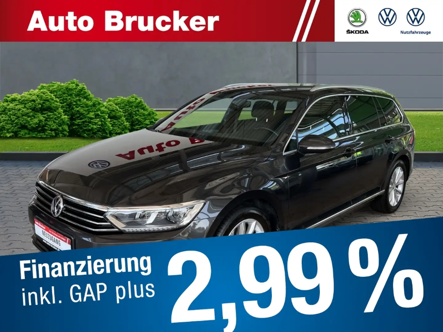 Volkswagen Passat Variant Highline 2.0 TDI LED+Navi+SHZ+3-Zonen-Klimaautomat Gris - 1