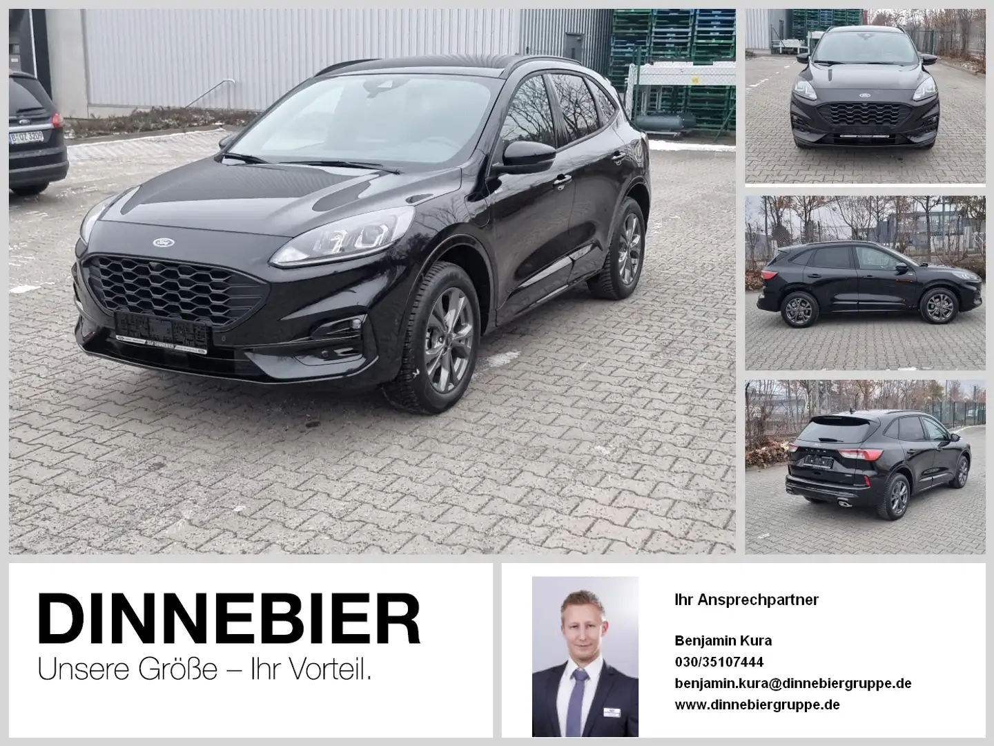 Ford Kuga ST-Line Navigation+Kamera+Winterpaket Noir - 1