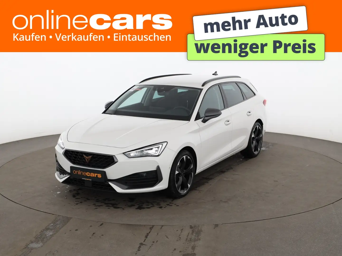 CUPRA Leon ST 2.0 TDI Aut LED RADAR NAVI R-CAM SITZHZG Weiß - 1