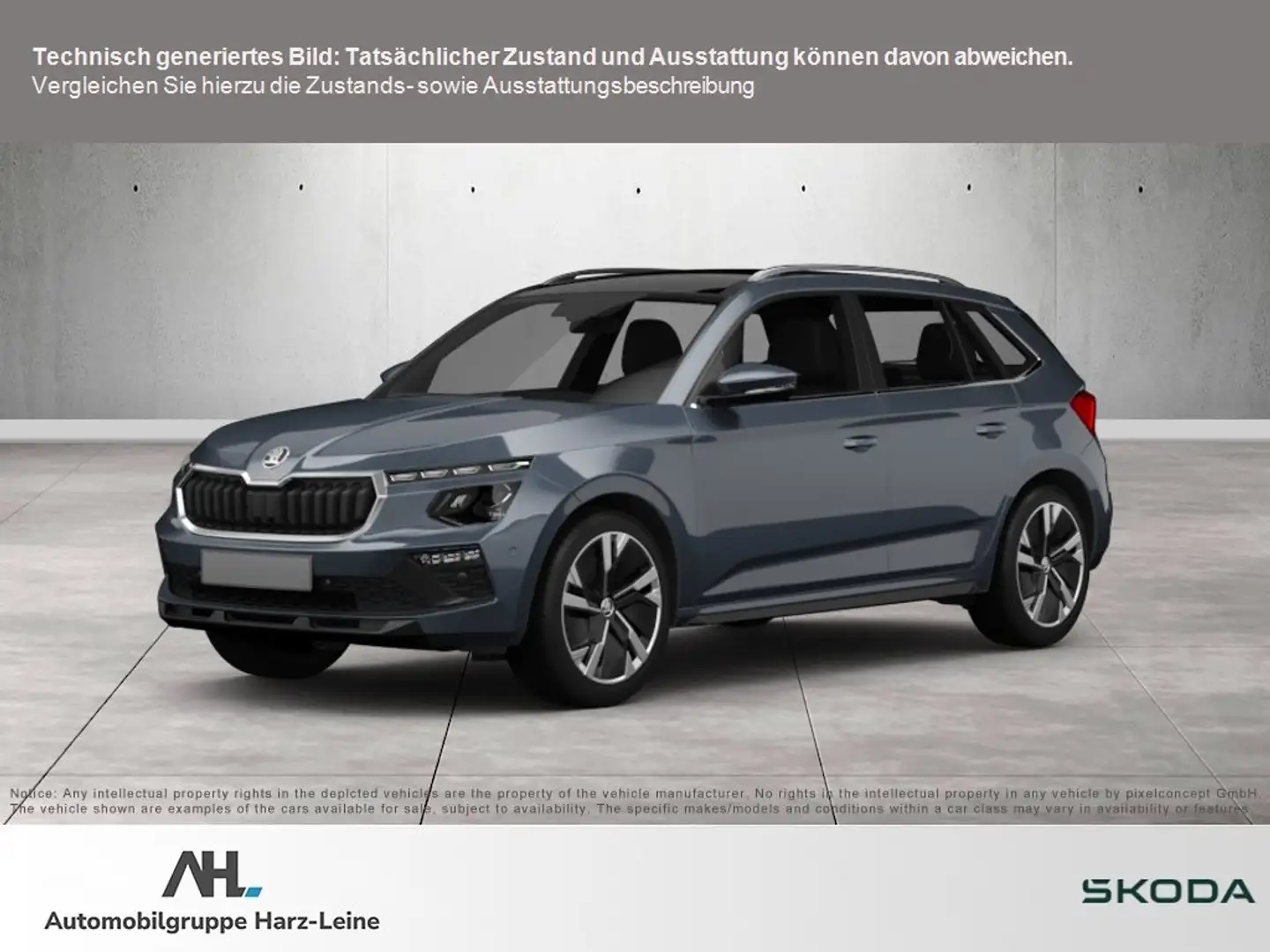 Skoda Kamiq Selection  1,5 TSI 110kW Grijs - 1
