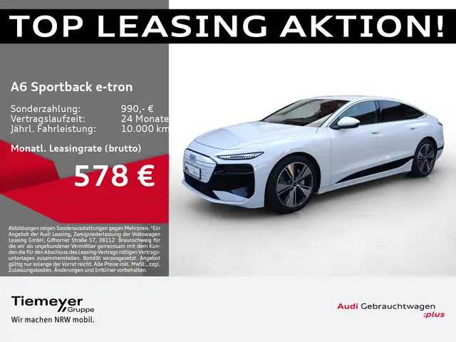 Audi A6 e-tron A6 e-tron Sportback Q AHK 360 HuD LUFT LM20 BuO