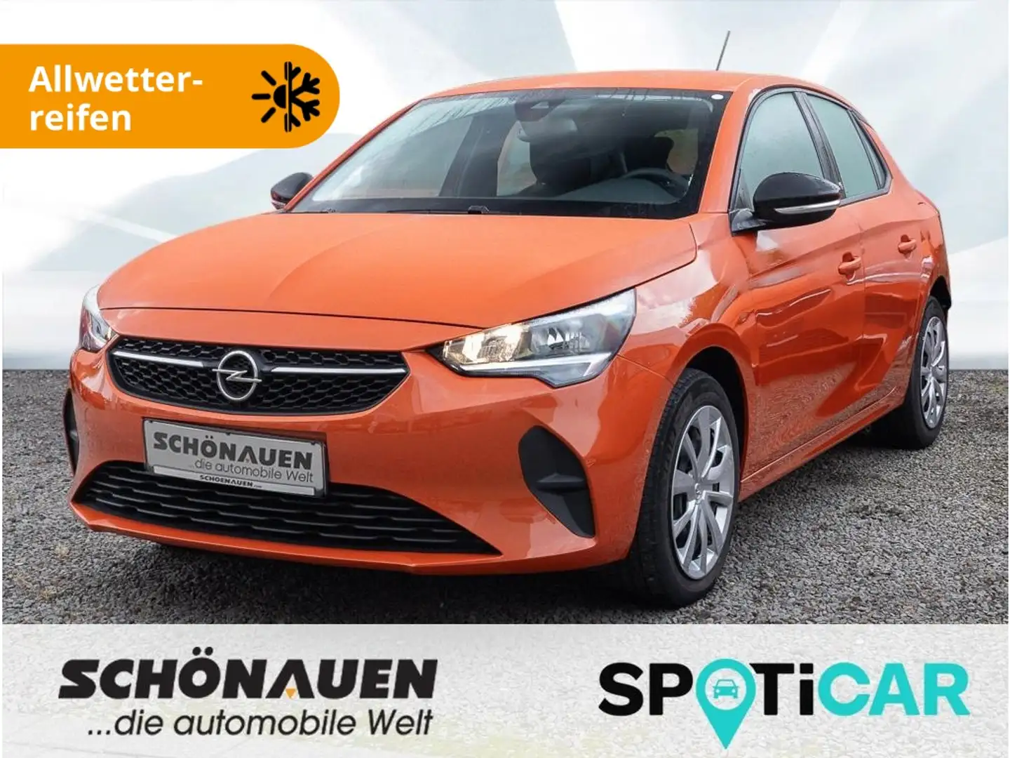 Opel Corsa ELEKTRO Edition ++OBC7,4kW+KLI+BC+CARPLAY+ Orange - 1