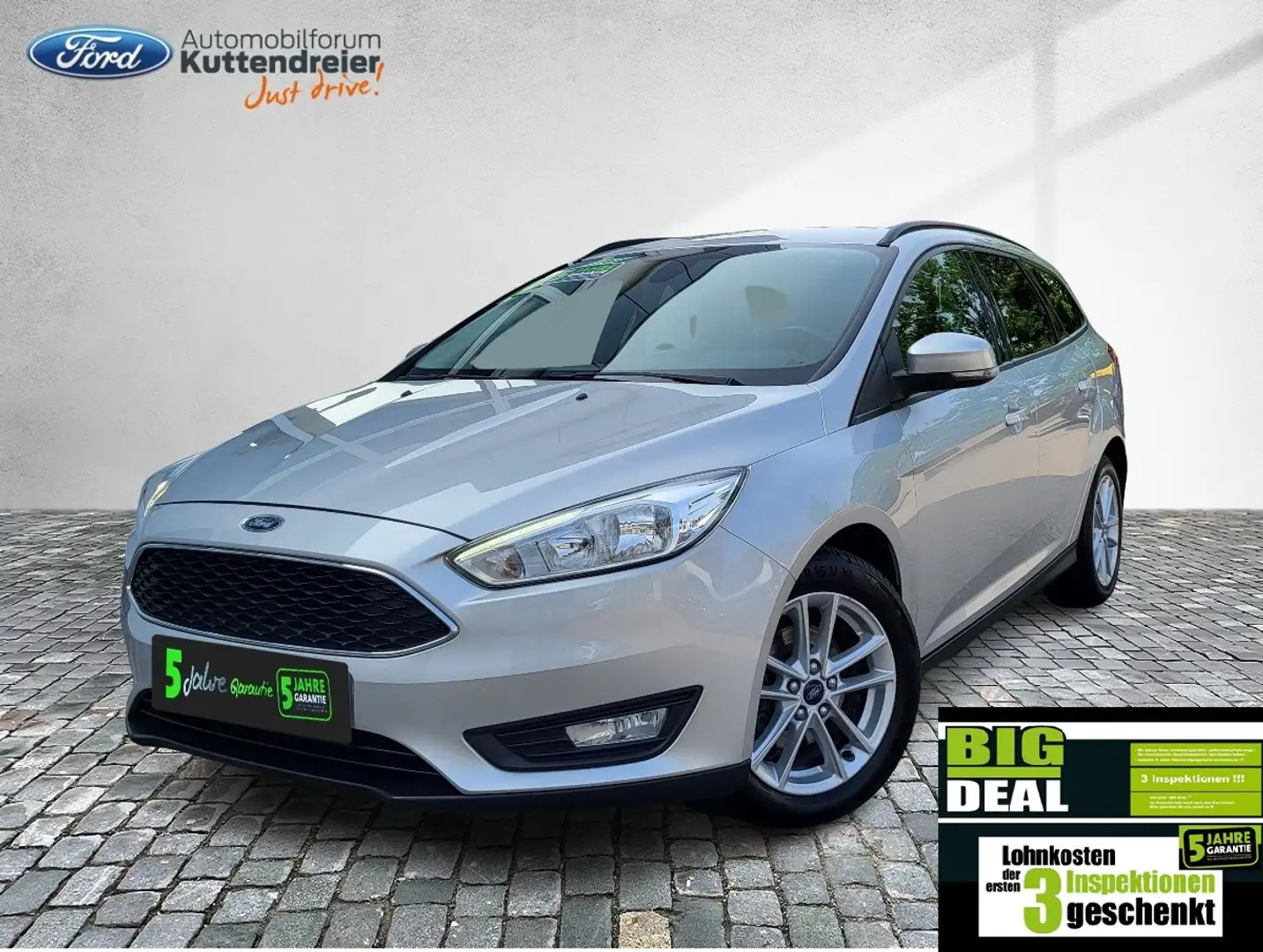 Ford Focus Turnier Trend Klima Lenkr.Sitzheizung Silber - 1
