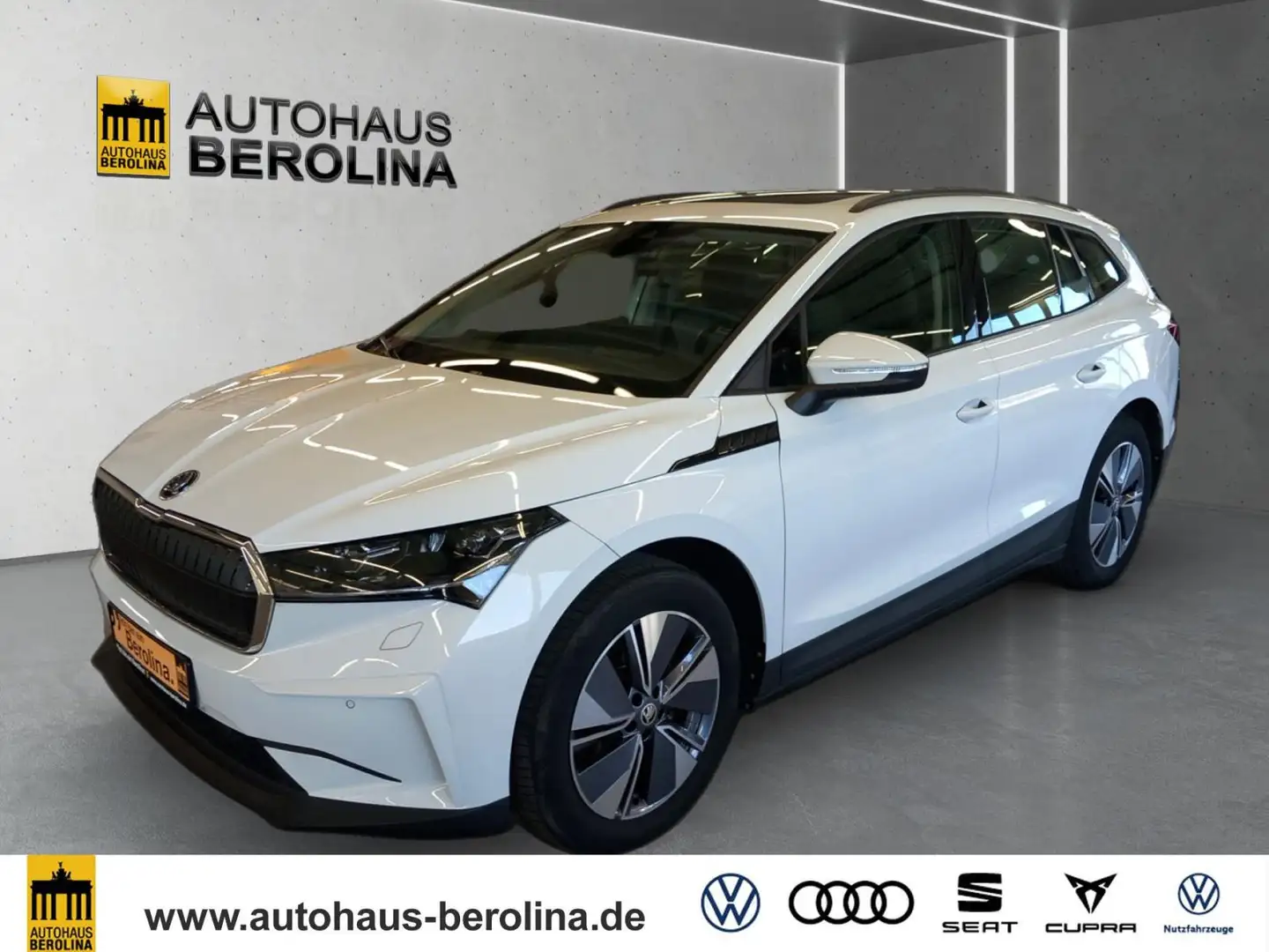 Skoda Enyaq iV 60 *PANO*MATRIX*GRA*R-CAM*PDC* Weiß - 2