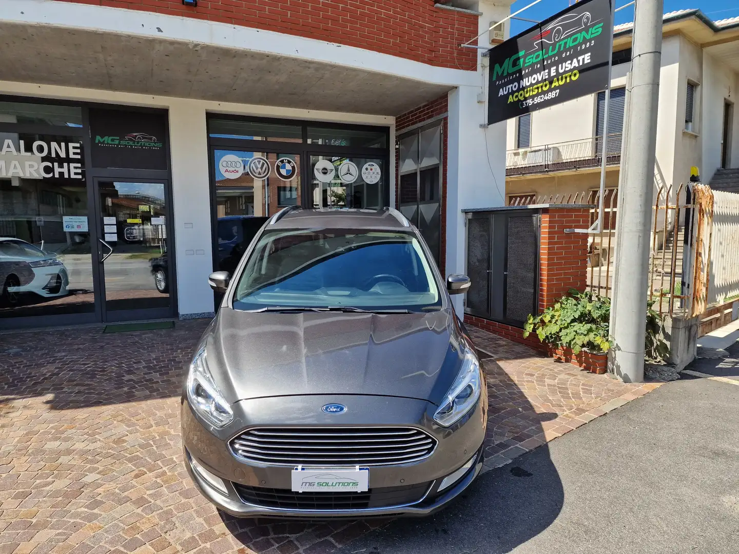 Ford Galaxy 2.0tdci 150cv Powershift Titanium Business 7 Posti Grigio - 2