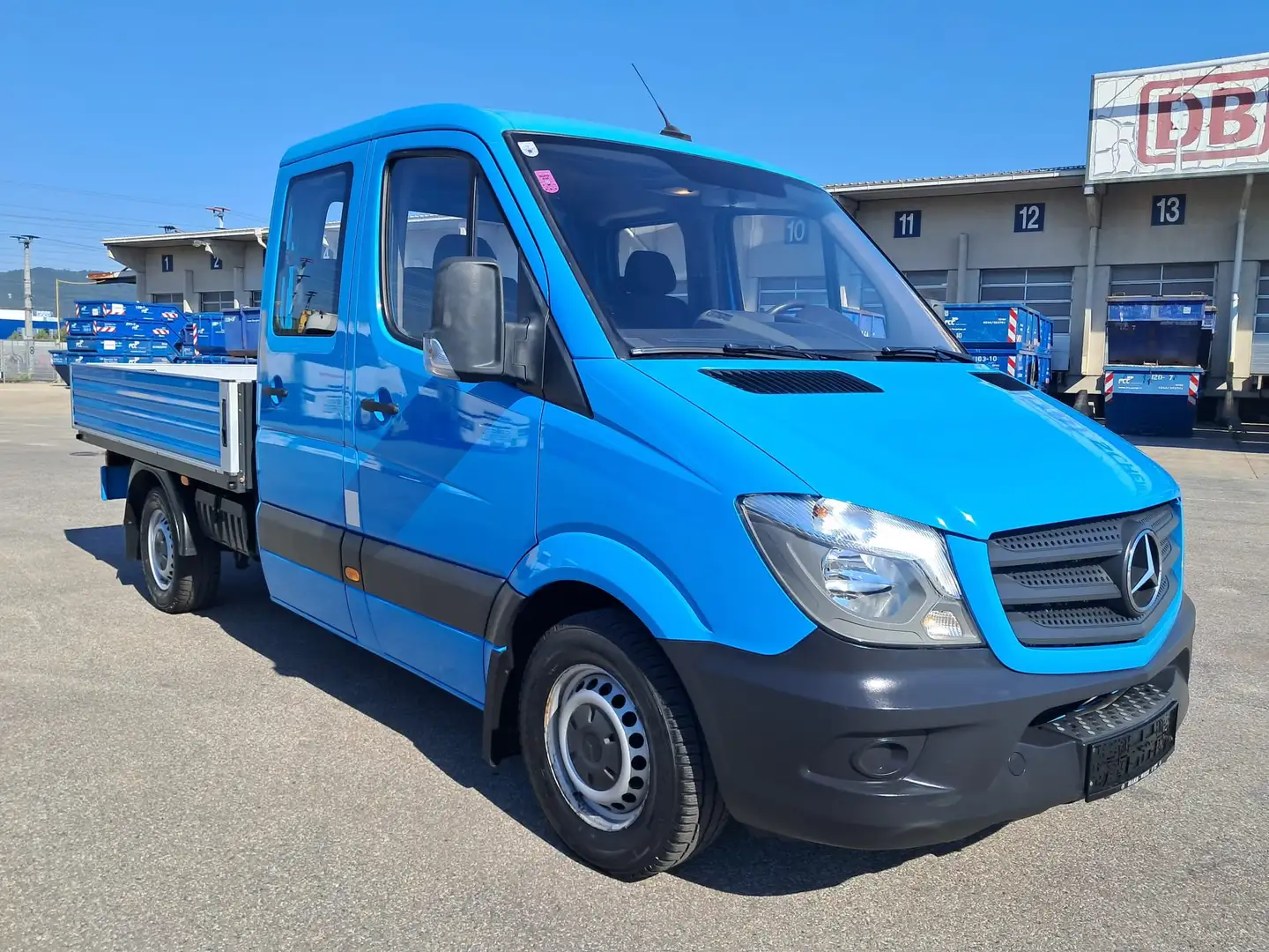 Mercedes-Benz Sprinter 314 CDI | Pritsche | DoKa | AHK Blau - 2