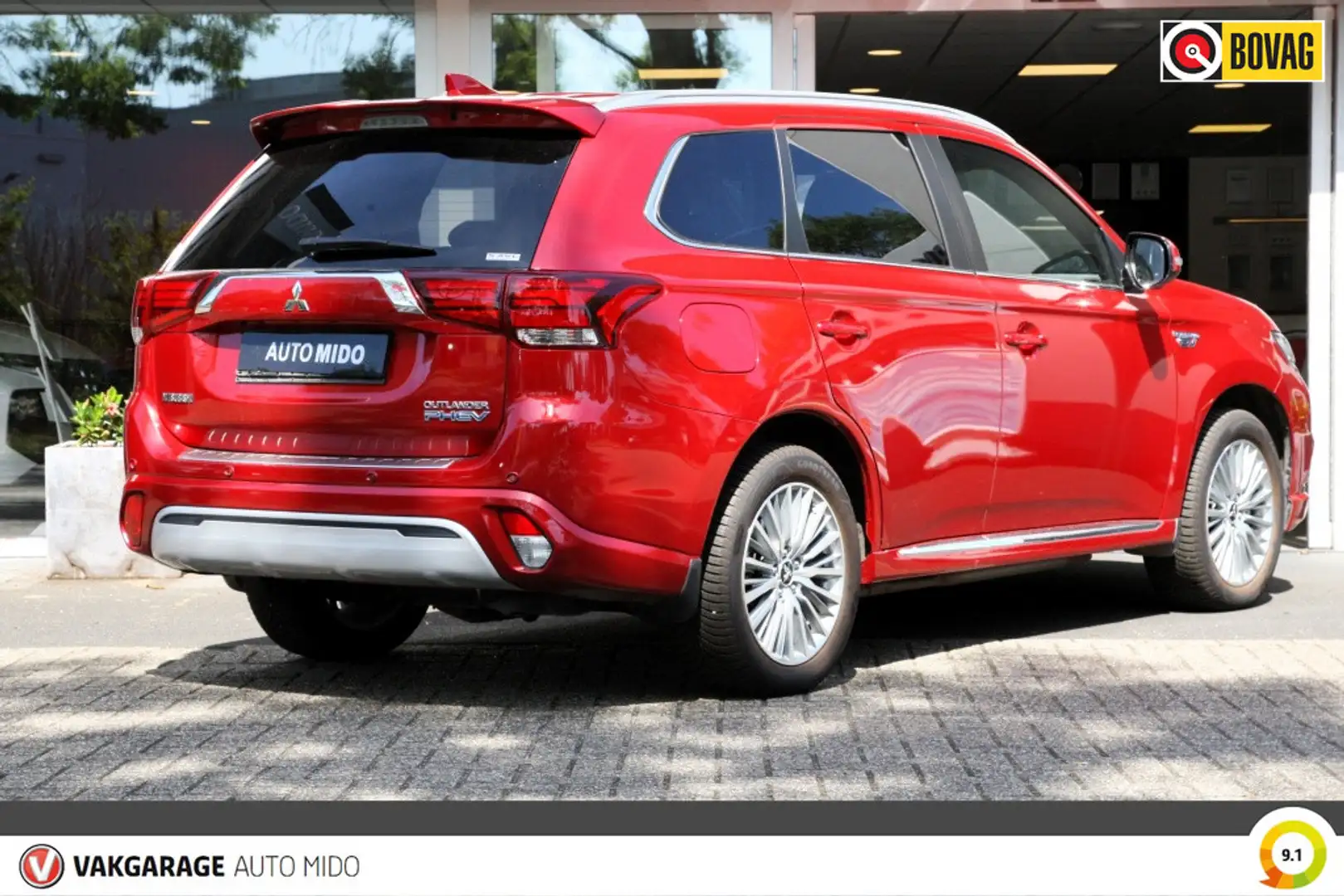 Mitsubishi Outlander 2.4 PHEV 4WD Automaat Instyle | 1e eigenaar | LAGE Rood - 2