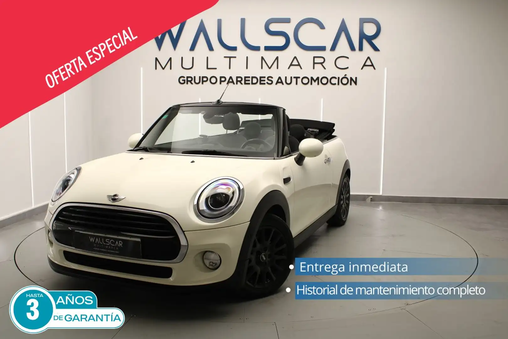 MINI Cooper Cabrio Aut. Blanco - 1