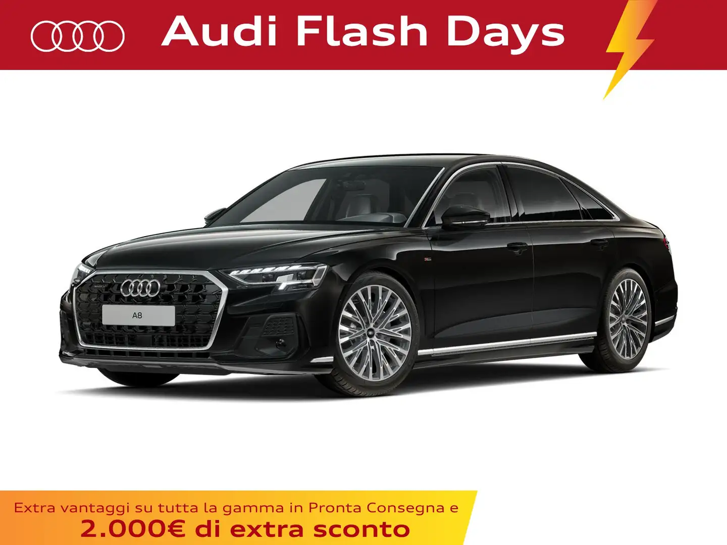 Audi A8 50 3.0 tdi mhev quattro tiptronic Nero - 1