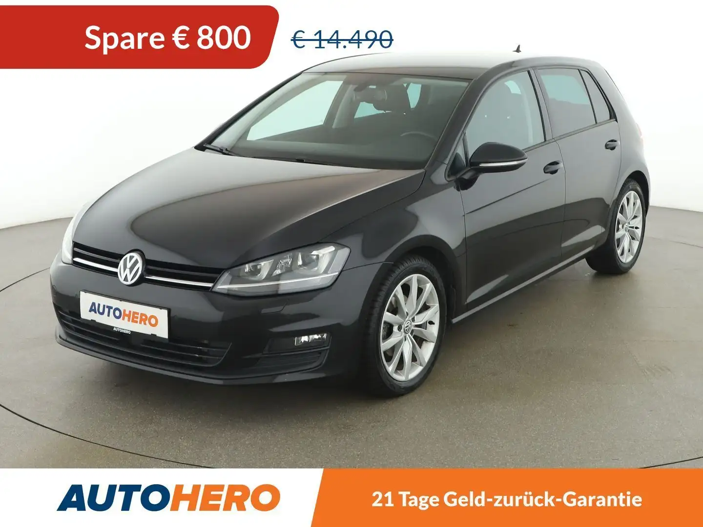 Volkswagen Golf 1.6 TDI Rabbit BlueMotion Tech. *ACC*BT*SHZ*NAVI* Schwarz - 1