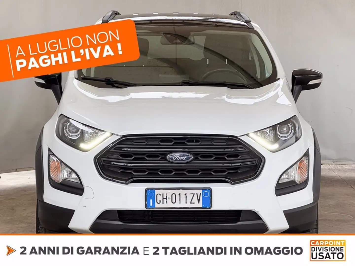 Ford EcoSport 1.0 ecoboost active s&s 125cv GPL Blanc - 2