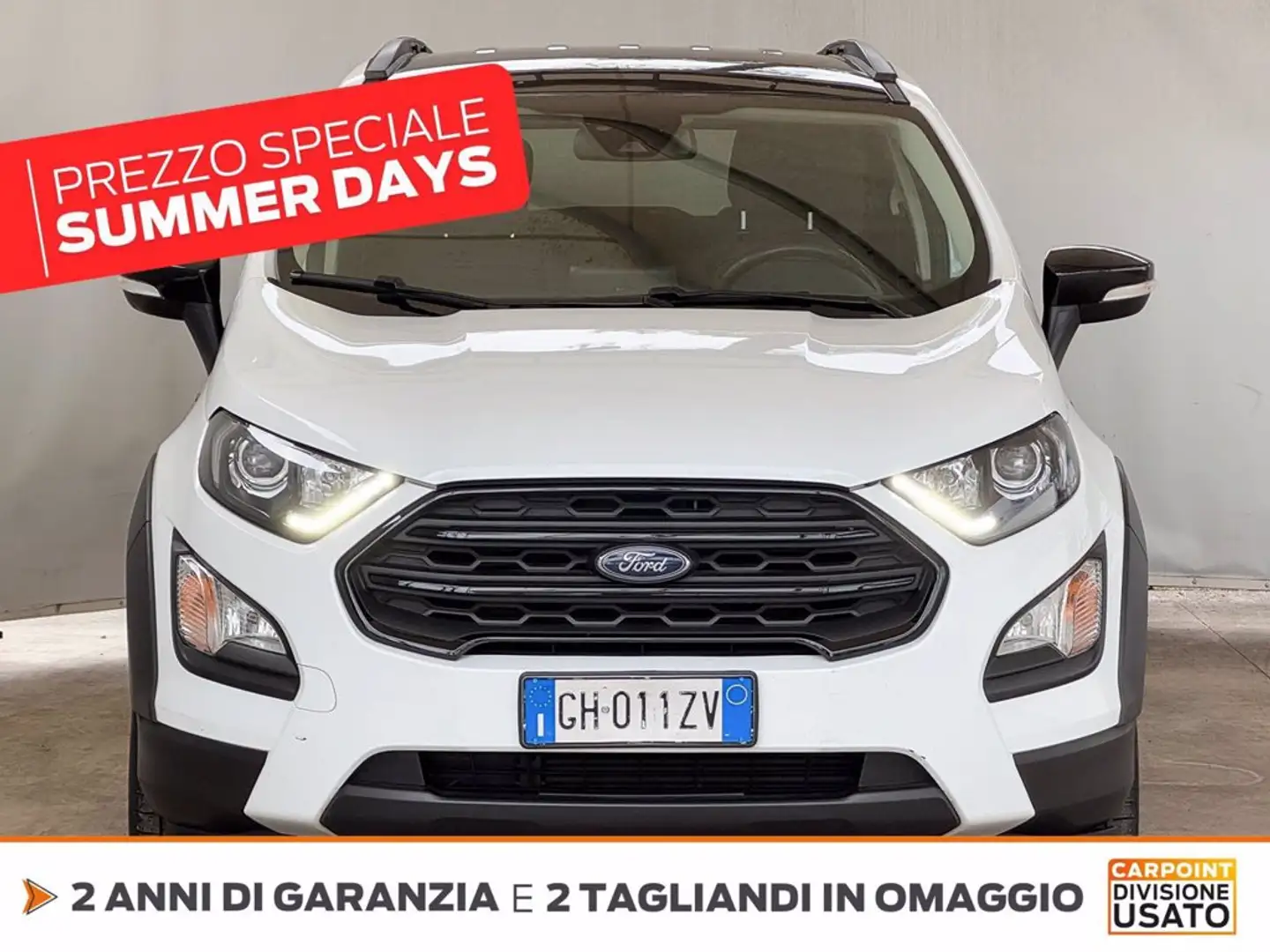 Ford EcoSport 1.0 ecoboost active s&s 125cv GPL Bianco - 2