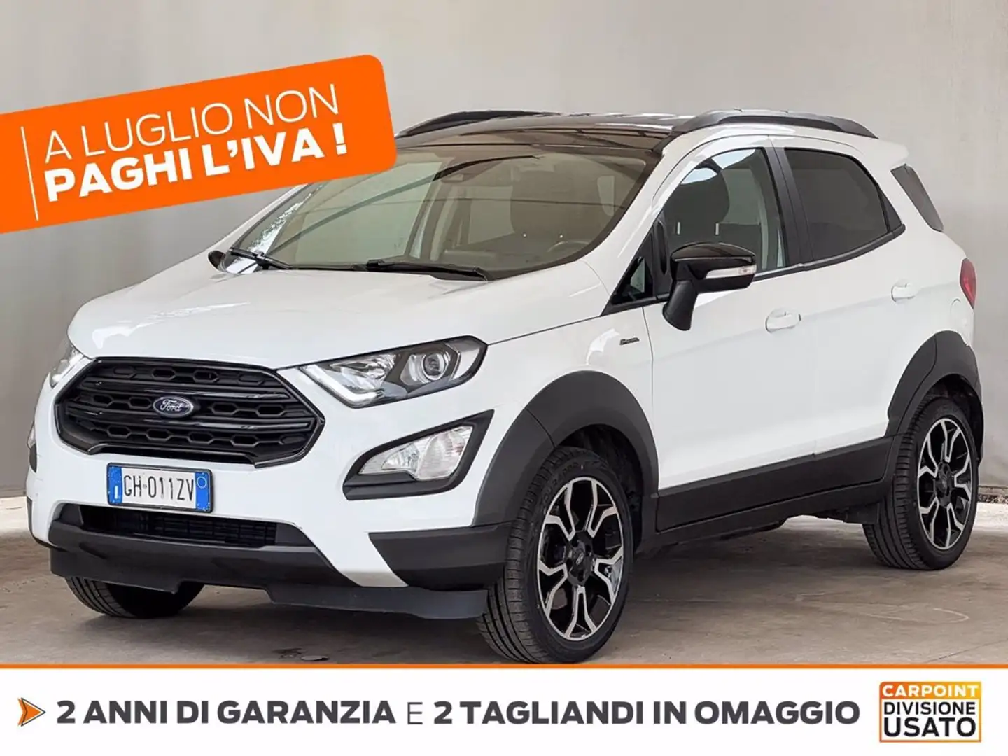Ford EcoSport 1.0 ecoboost active s&s 125cv GPL Blanc - 1