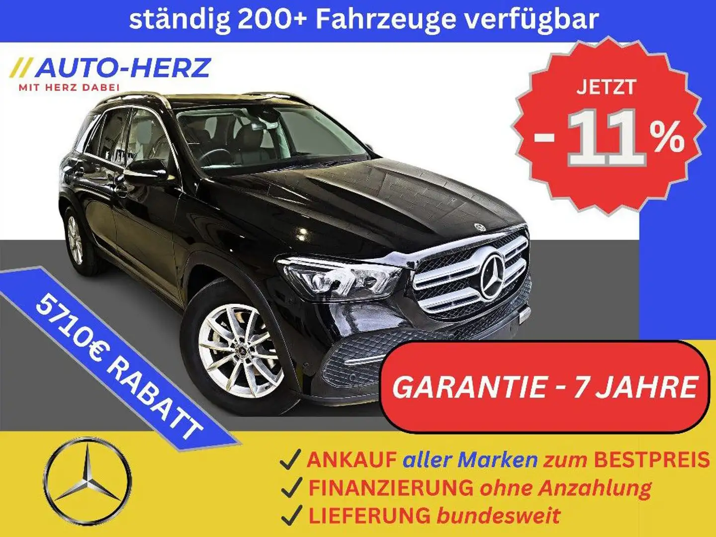 Mercedes-Benz GLE 350 de 4Matic Exclusive MBUX+Leder+LED Zwart - 1
