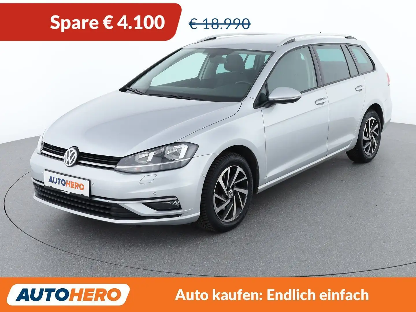 Volkswagen Golf 1.6 TDI Join Aut. *ACC*NAVI*PDC*CARPLAY&AUTO* Grau - 1