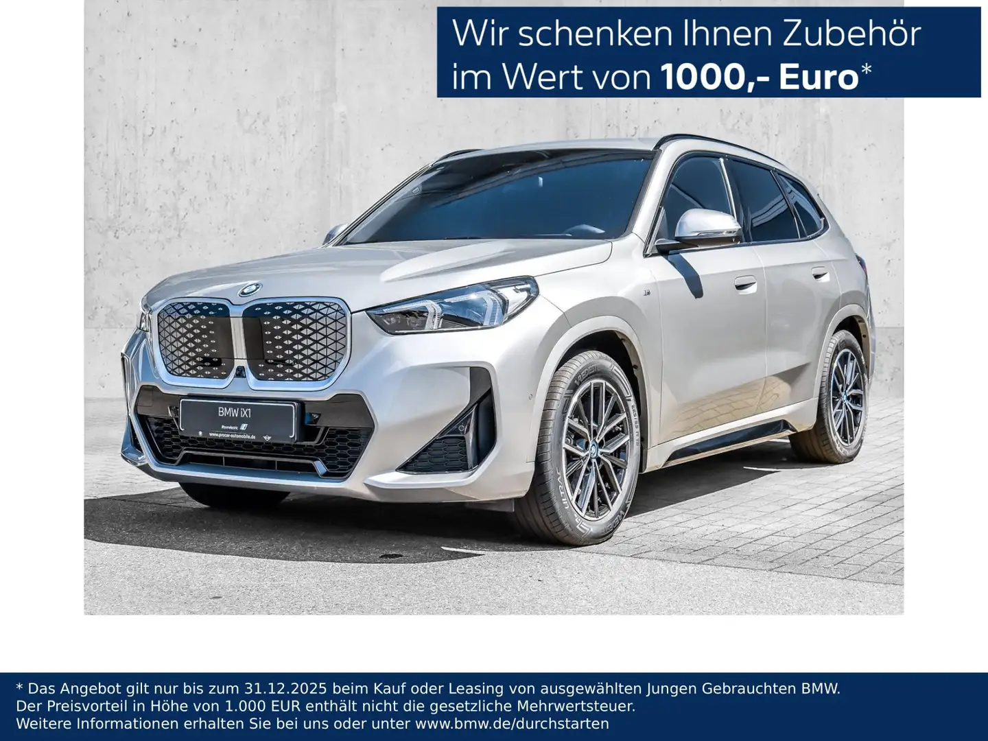 BMW iX1 xDrive30 M Sport Head-Up H/K DA+ 360°Kamera Серебристый - 1