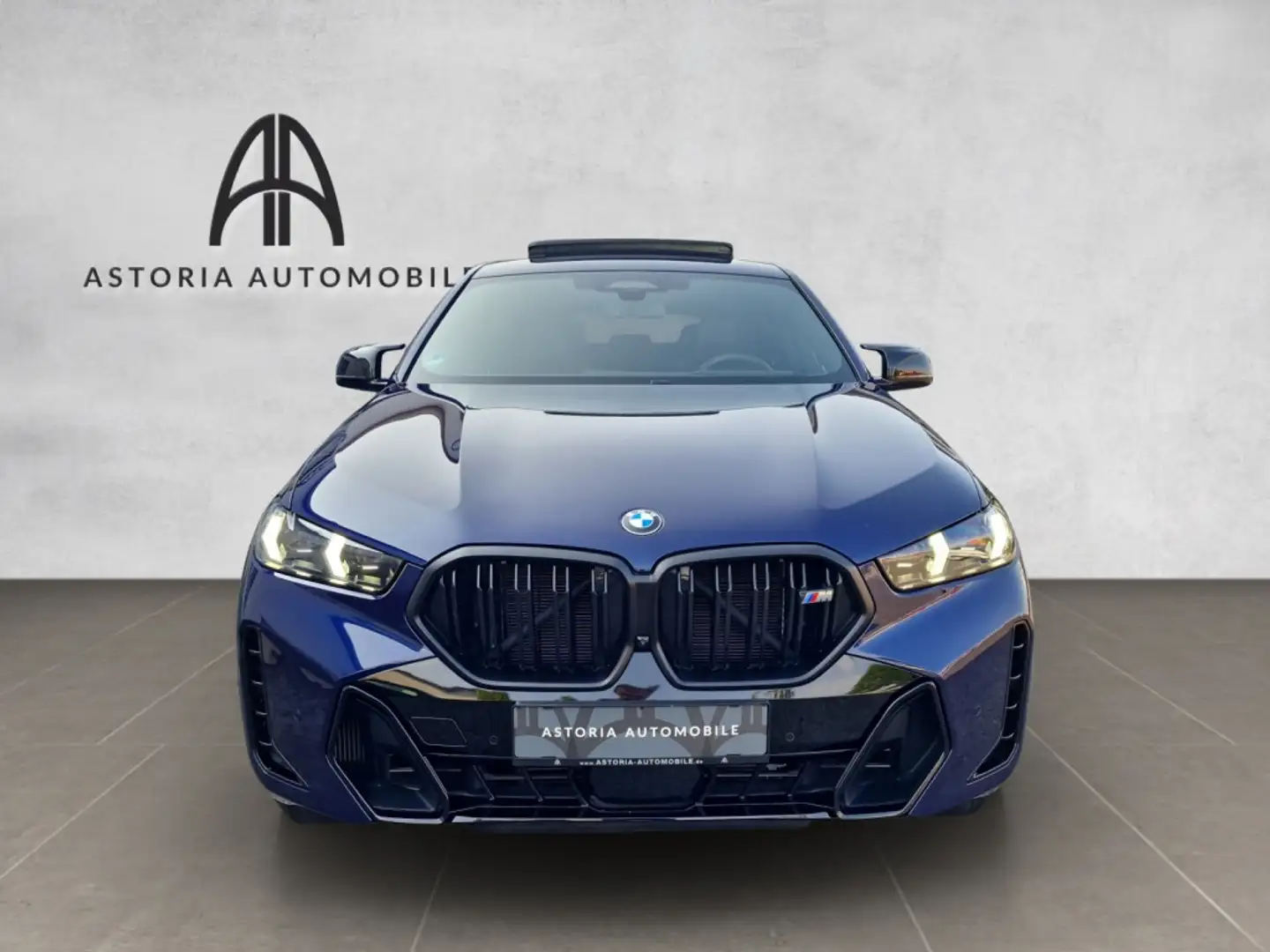 BMW X6 M M Sport Pro Pano HuD SoftClo 22 Crafted Bleu - 2