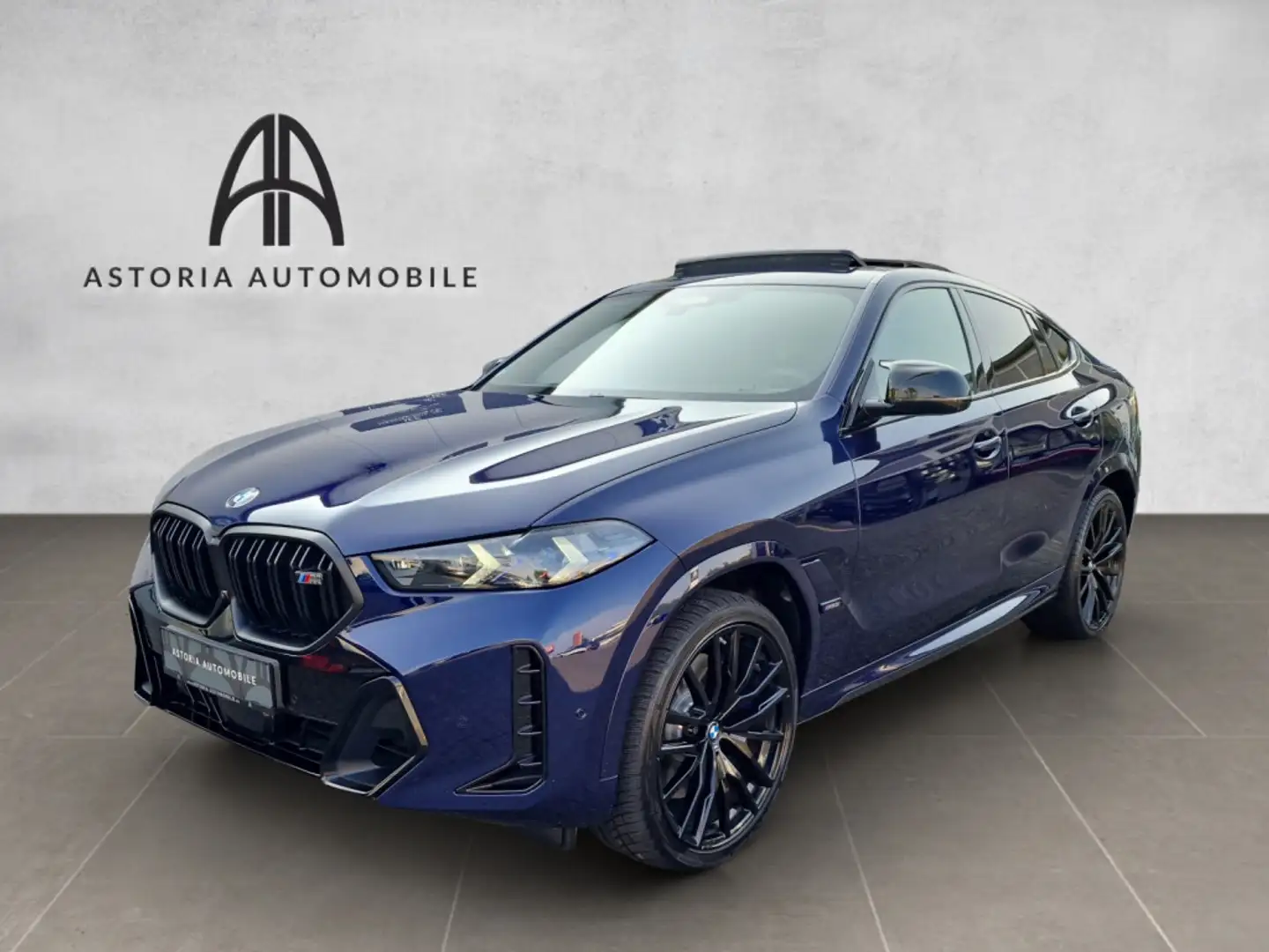 BMW X6 M M Sport Pro Pano HuD SoftClo 22 Crafted Bleu - 1
