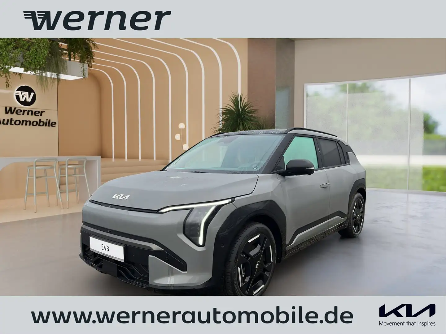Kia EV3 81,4 kWh GT-line Drive Comfort Glasdach Grijs - 1