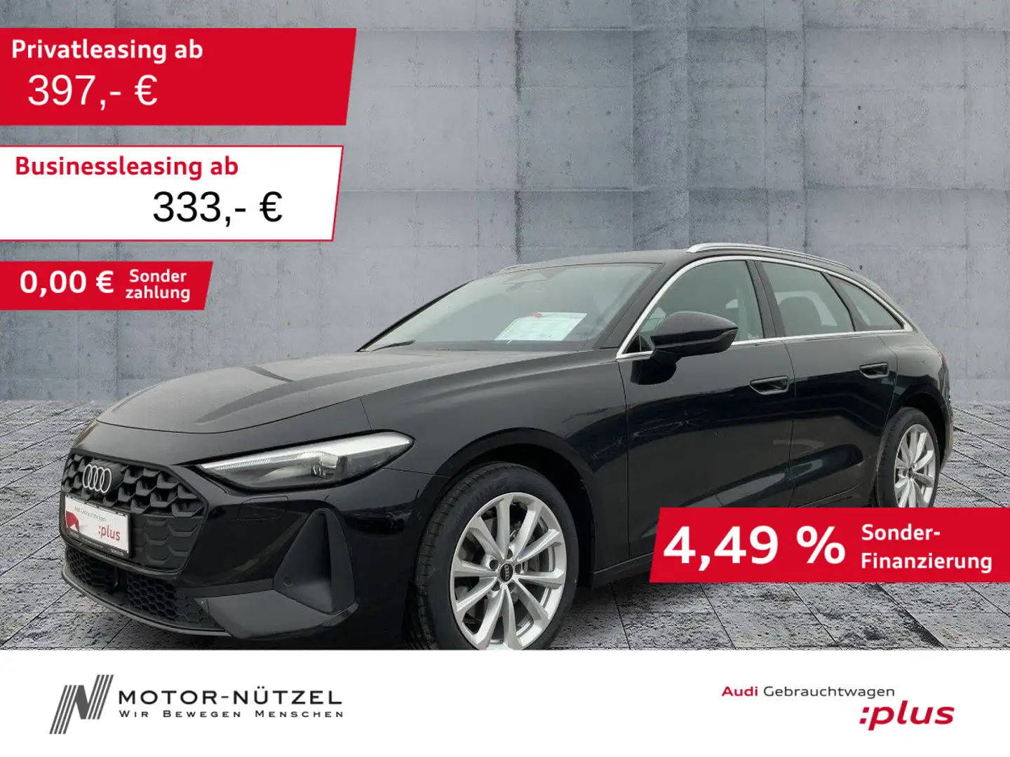 Audi A5 40 TFSI S-TR NAVI+RFK+ACC+SHZ+18"LM+VC Schwarz - 1