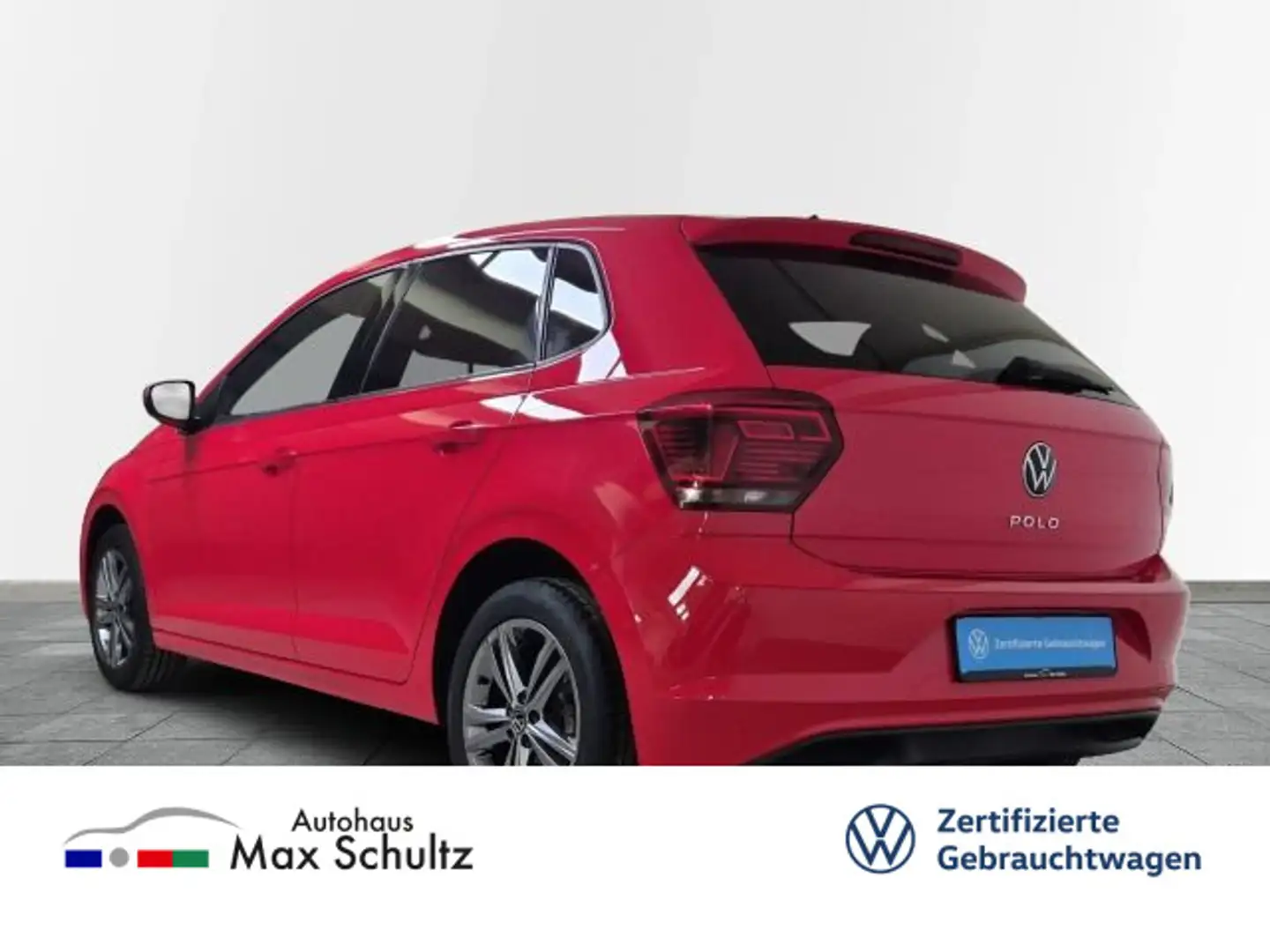 Volkswagen Polo 1.0 TSI Highline LED+NAVI+ACC+SHZ Rot - 2