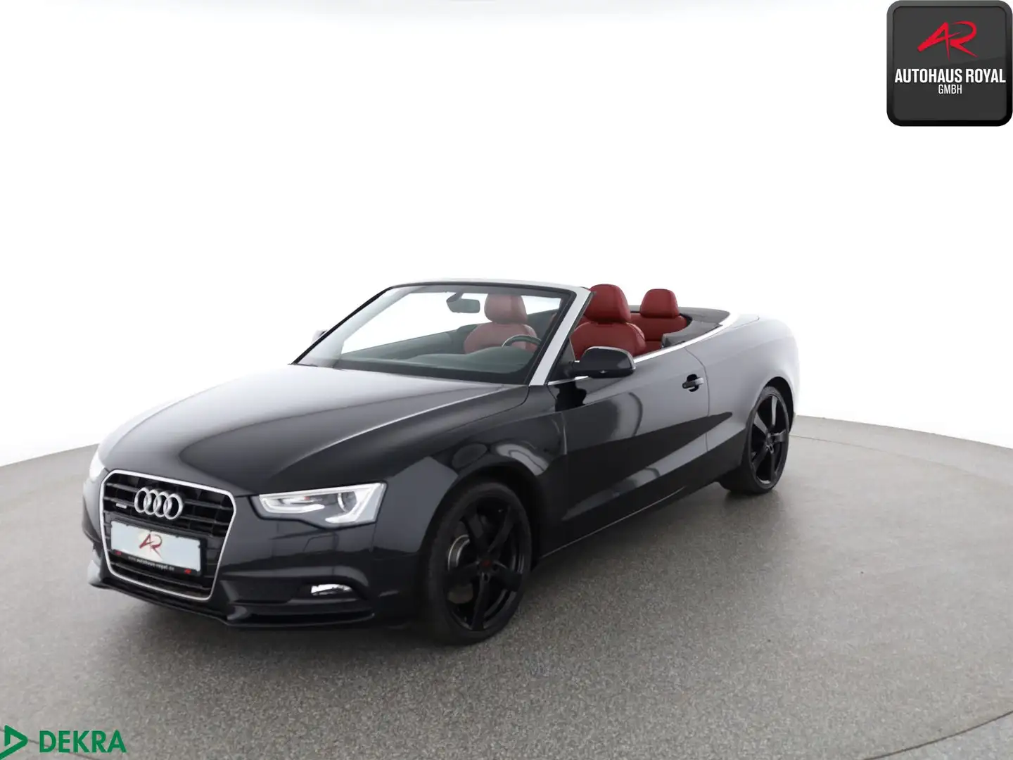 Audi A5 A5 Cabrio 3.0 TFSI qu S LINE 19Z. BANG+O,NAVI,SH Noir - 1