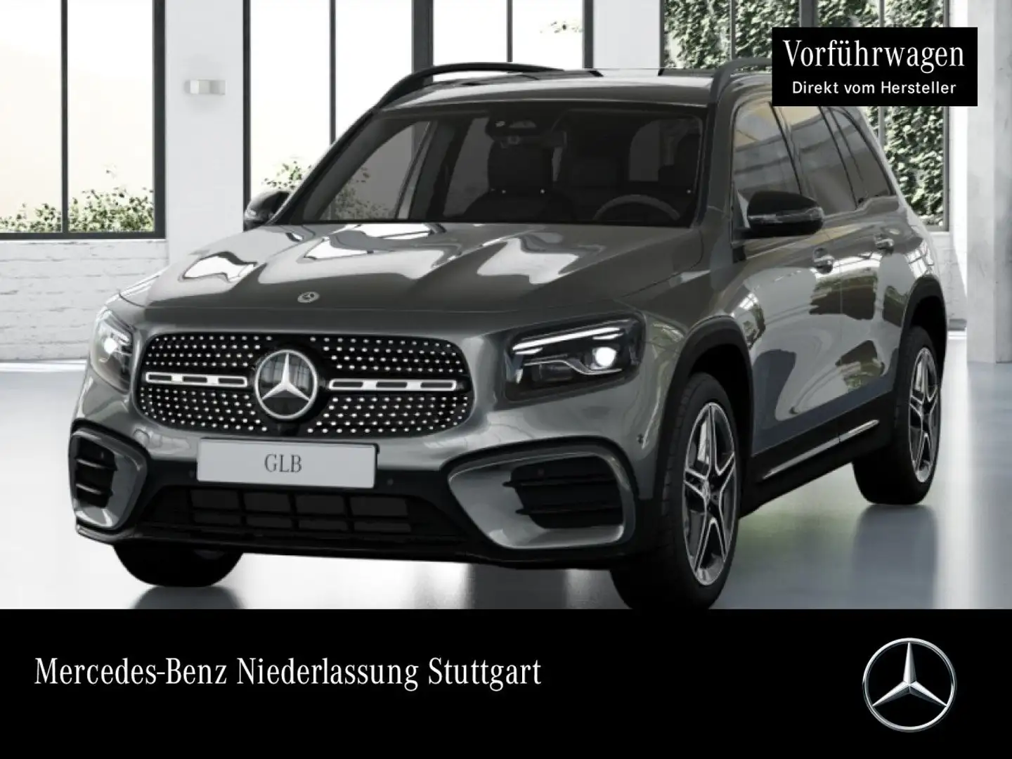 Mercedes-Benz GLB 220 4M AMG+NIGHT+PANO+360°+AHK+MULTIBEAM+19" Grau - 1