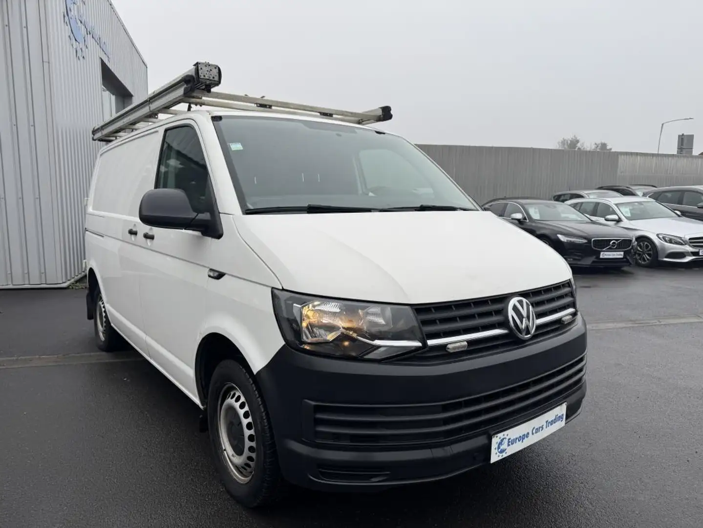 Volkswagen Transporter T6 2.0Tdi 101Ch Euro 6b Clim 12388€ HT Gar 12M Blanc - 2