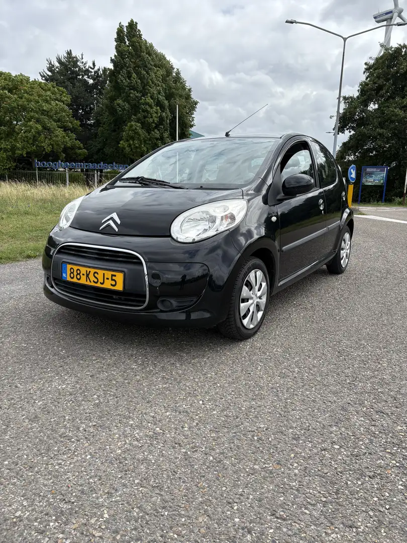 Citroen C1 1.0-12V Ambiance / Automaat / Airco/  Elec ramen. Zwart - 1