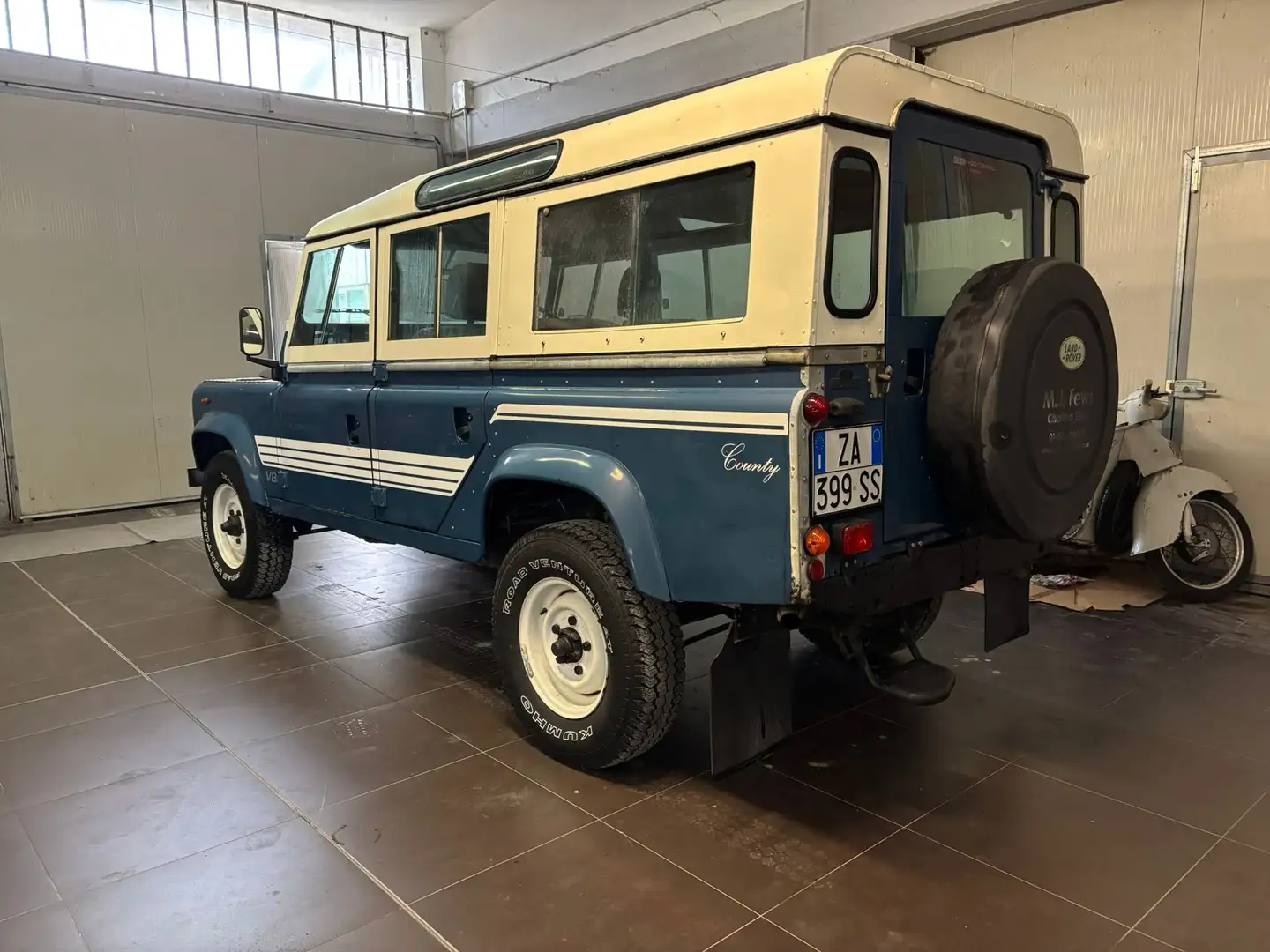 Land Rover Series DEFENDER 110 -3.5 BENZINA - V8 COUNTY Azul - 2
